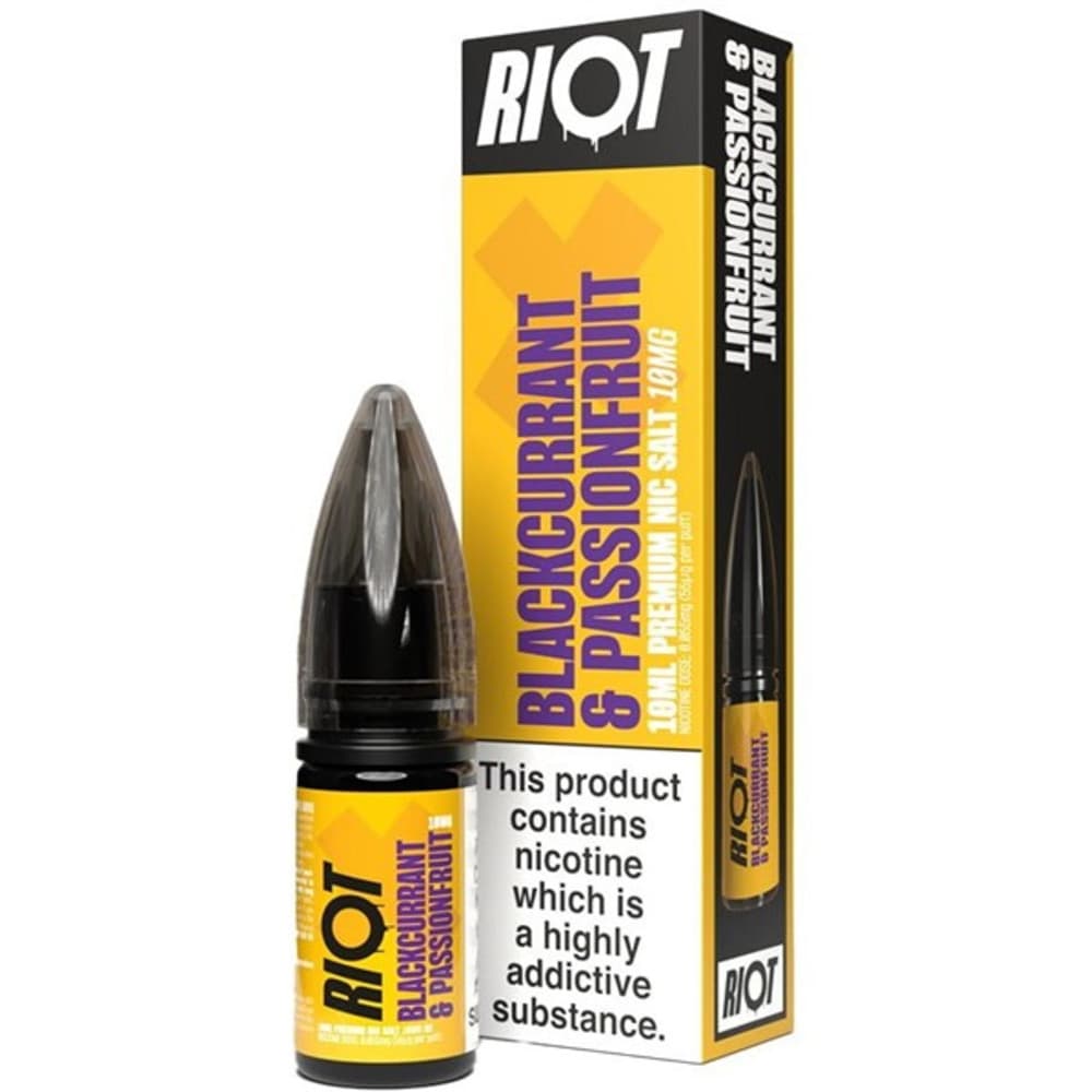 Riot X Nic Salts e liquids 10ml Box of 10